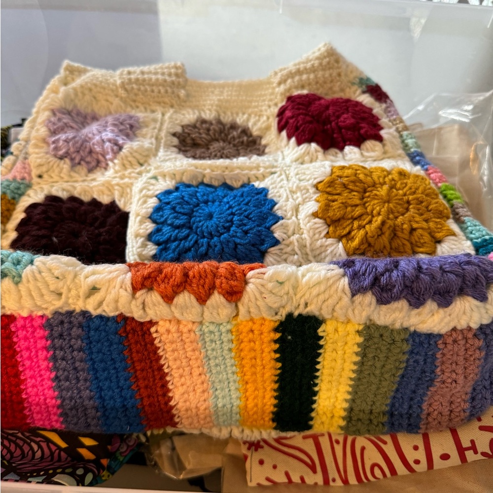 Handmade crochet bag